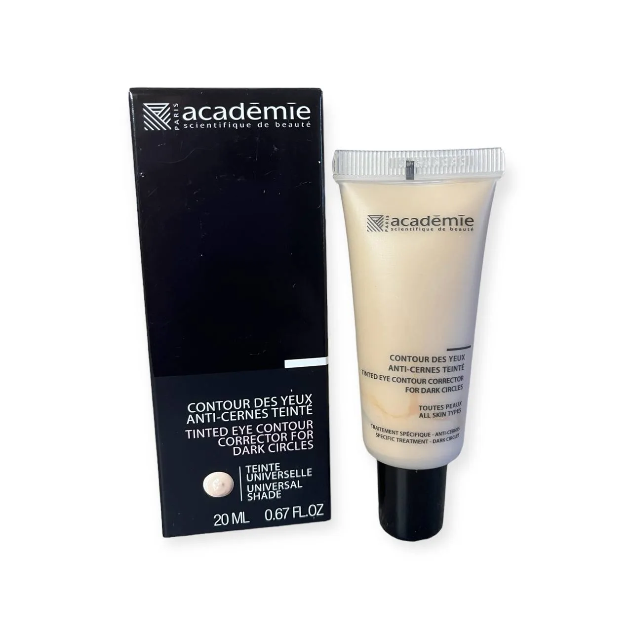Крем-коректор проти темних кіл Academie