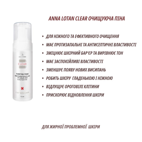 пінка для жирної шкіри